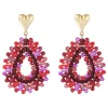 Oorbel Holley Fuchsia
