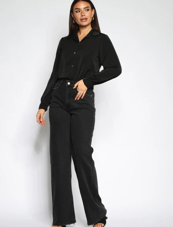 Queen Hearts | Wide leg, Straight jeans W3392 TALL