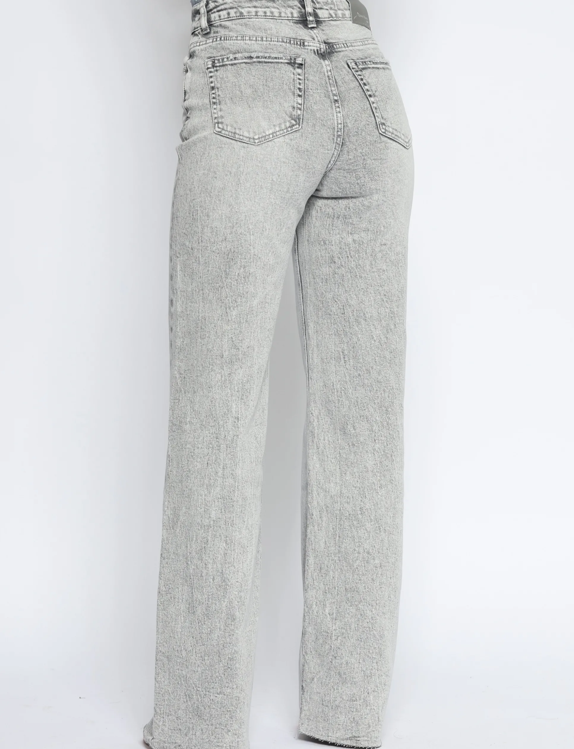 queen_hearts__wide_leg_st_1.webp Queen Hearts | Wide leg, Straight jeans W3636 TALL Lichtgrijs