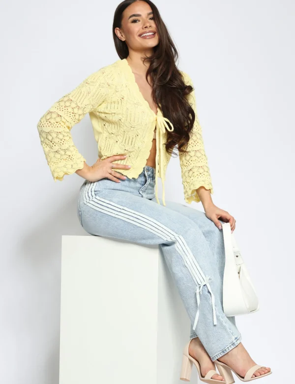 Queen Hearts | Wide leg, Straight jeans W3761 STRE Lichtblauw