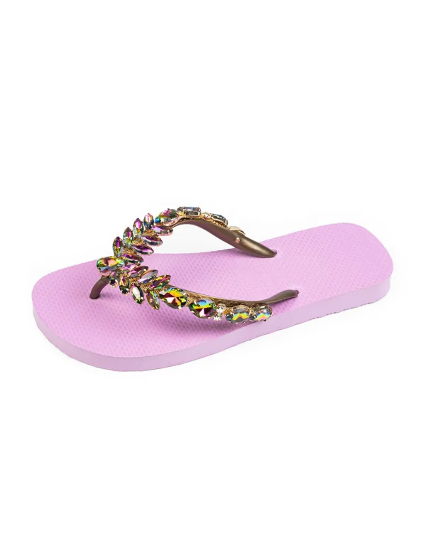 Simone Herrera | Slipper Adela Multicolor Lila