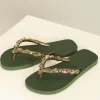 Simone Herrera | Slipper Emanuela Donkergroen