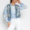 Spijkergilet Suze Blauw
