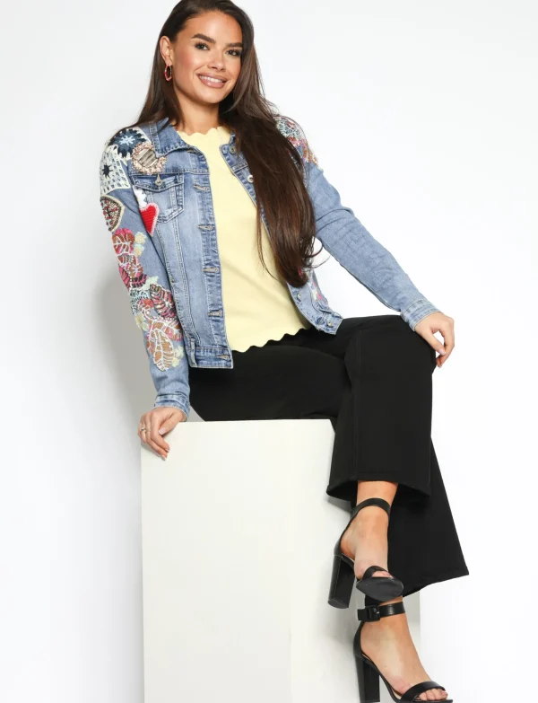 Spijkerjacket Linde Blauw