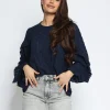Top Jessy Donkerblauw