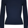 Top met vierkante hals Hailey Donkerblauw