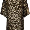 Top Riley Panterprint Zwart