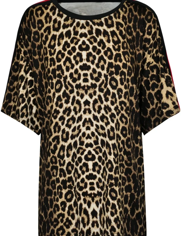 Top Riley Panterprint Zwart