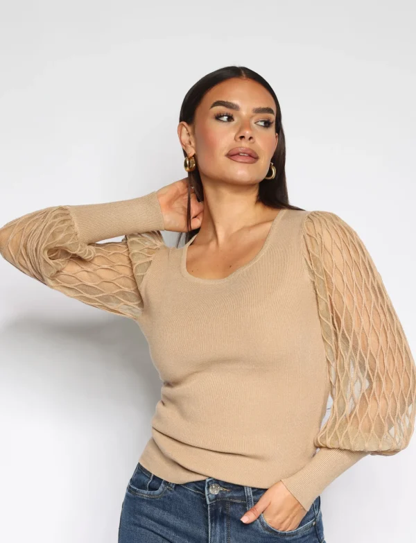Top Sofie Taupe