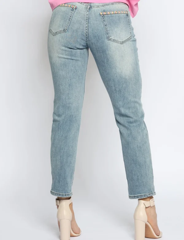 Toxik | Boyfriend jeans H2729 Blauw