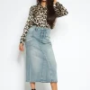 Toxik | Double effect rok L21405 Blauw