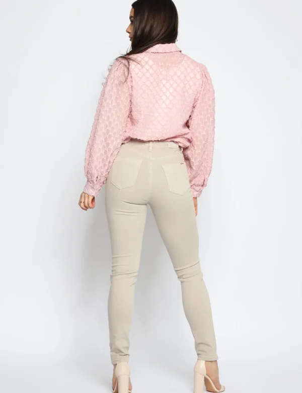 Toxik | Skinny jeans L185 Beige