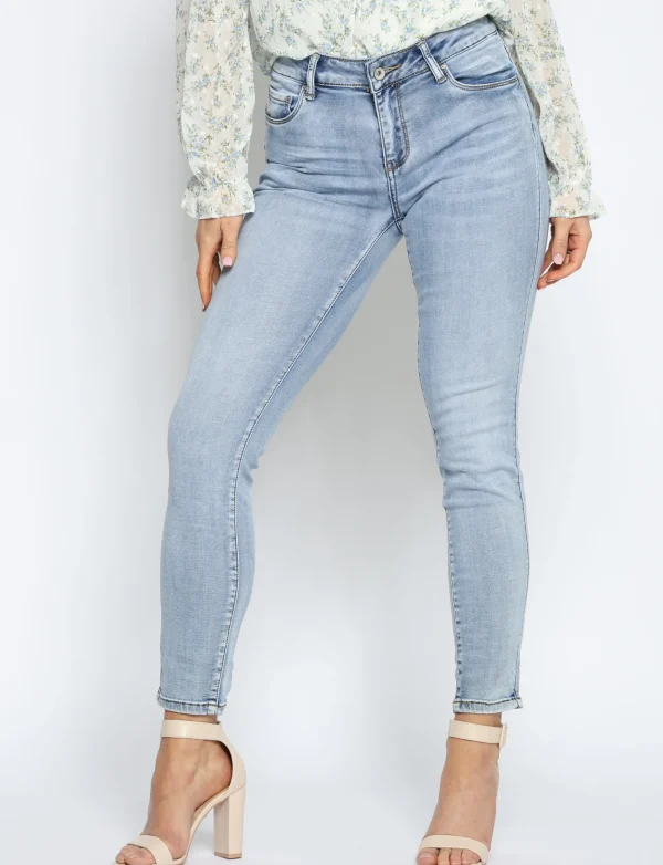 Toxik | Skinny jeans L21284-7 Blauw