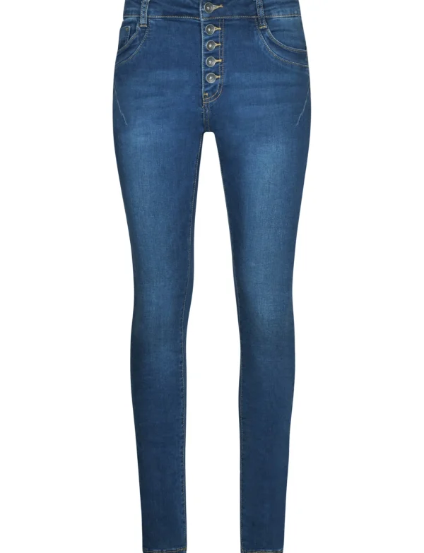 Toxik | Skinny jeans L523-95 Donkerblauw