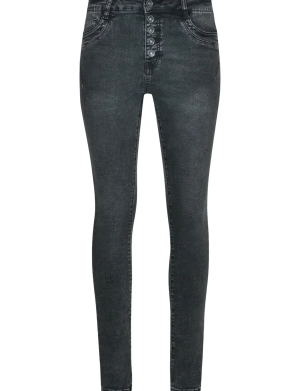 Toxik | Skinny jeans L523-112 Donkergrijs