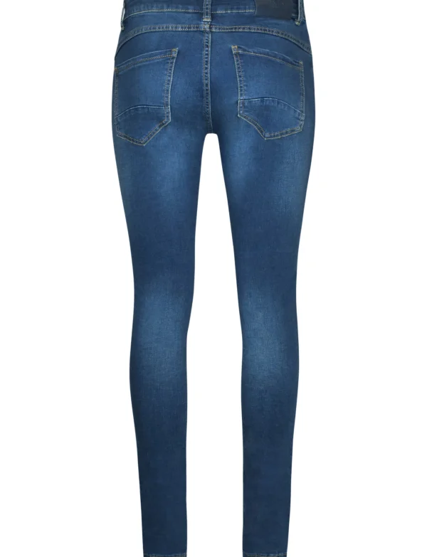 Toxik | Skinny jeans L523-95 Donkerblauw