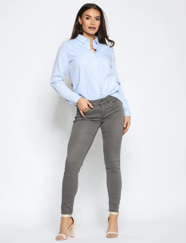 Toxik | Skinny jeans L20077 Grijs