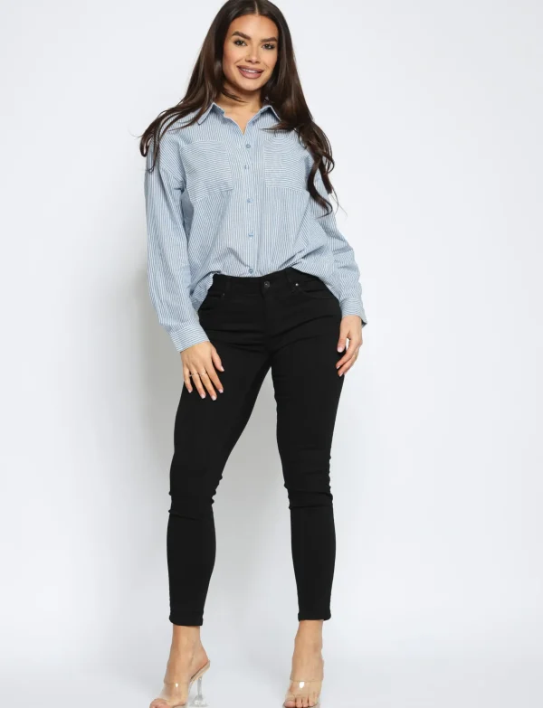 Toxik | Skinny jeans L20077 Zwart
