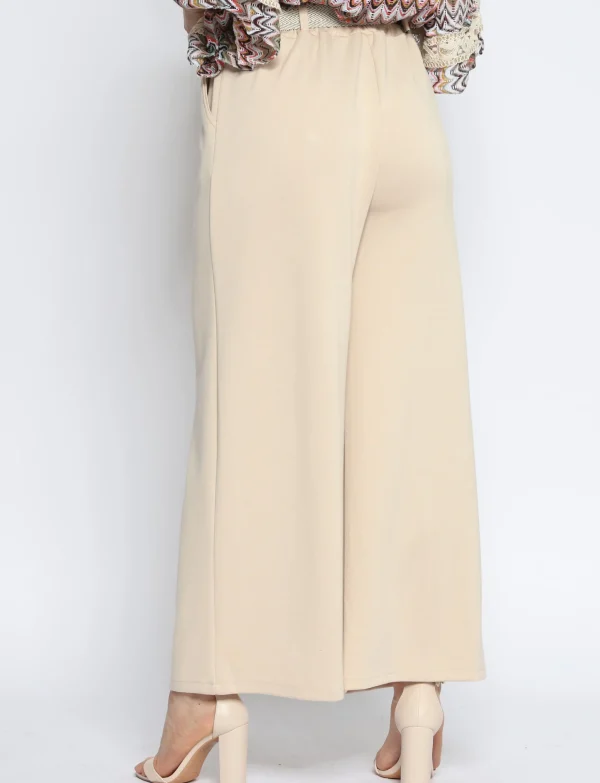 Travelstof broek Nena Zand