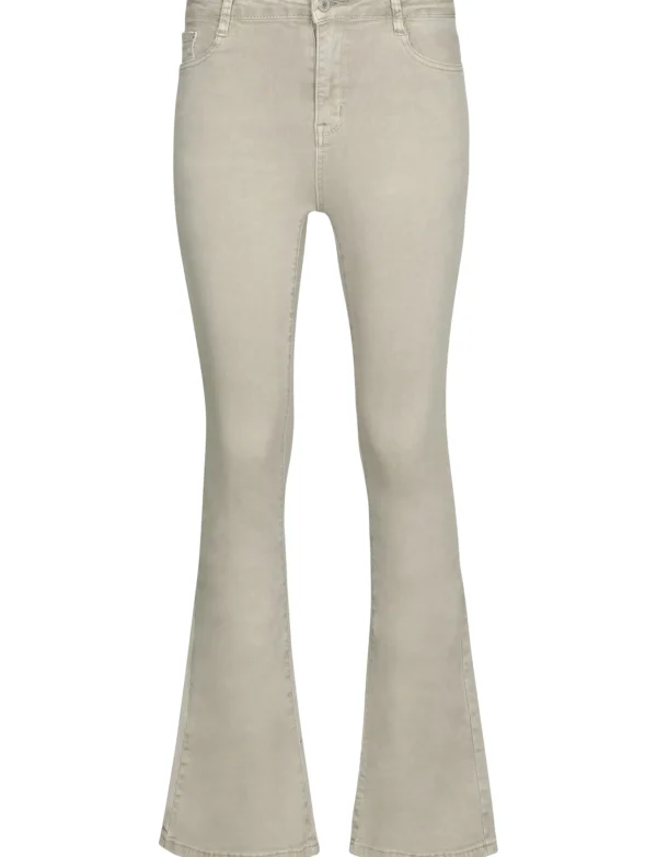 Vivid | Flared jeans E1535 Beige
