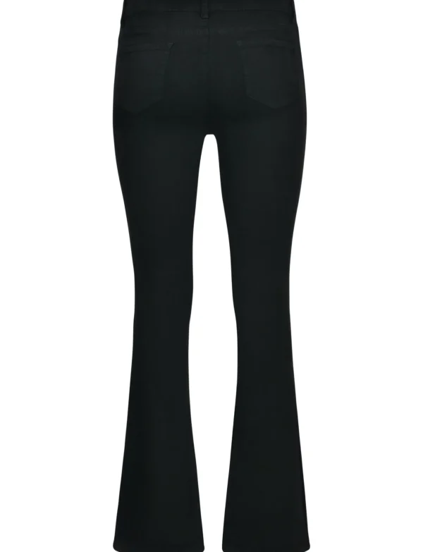 Vivid | Flared jeans E1535 Zwart