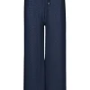 Wijde broek Beverly Donkerblauw