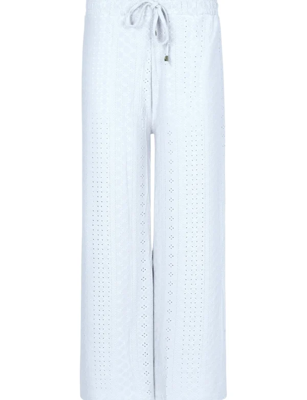 Wijde broek Beverly Wit