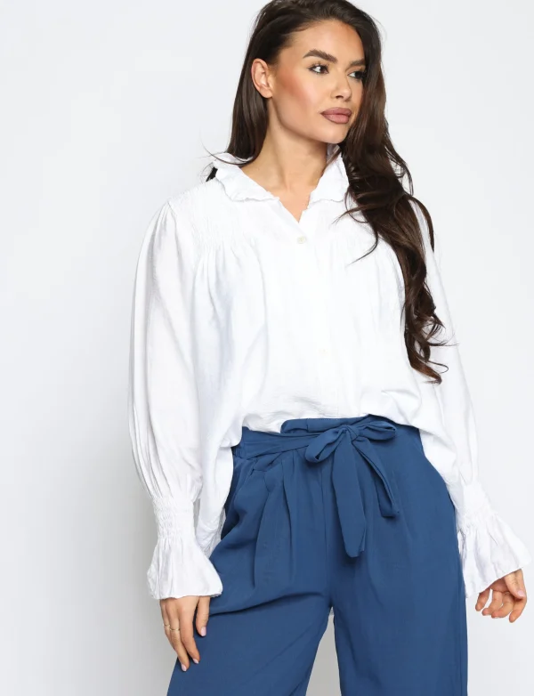 Wijde broek Minny Donkerblauw