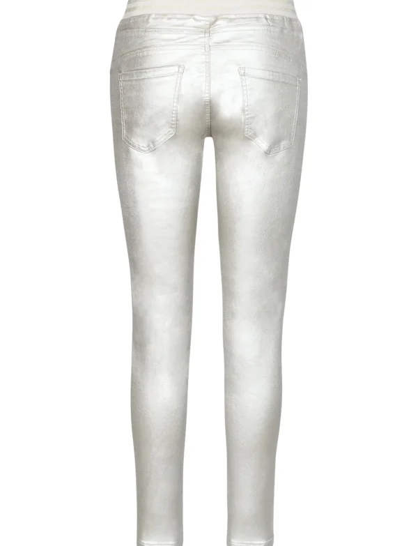 ZAC & ZOE | Coated broek B3551 Beige