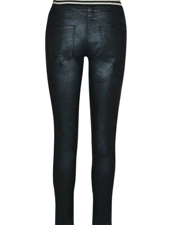 ZAC & ZOE | Glitter jog jeans B3551 Zwart