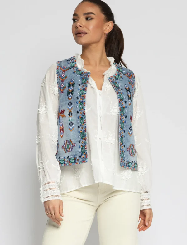 ZAC & ZOE | Spijkergilet Nova Blauw