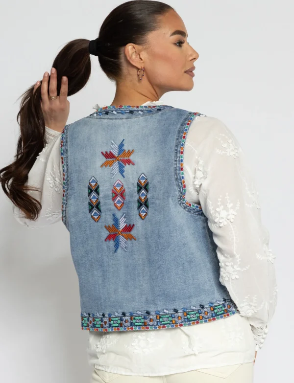 ZAC & ZOE | Spijkergilet Nova Blauw